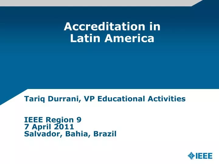 accreditation in latin america