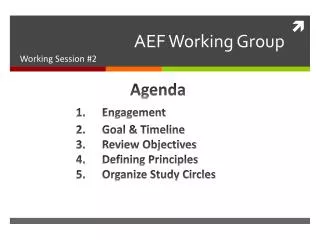 AEF Working Group