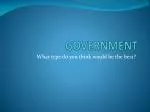 GOVERNMENT - slide 1