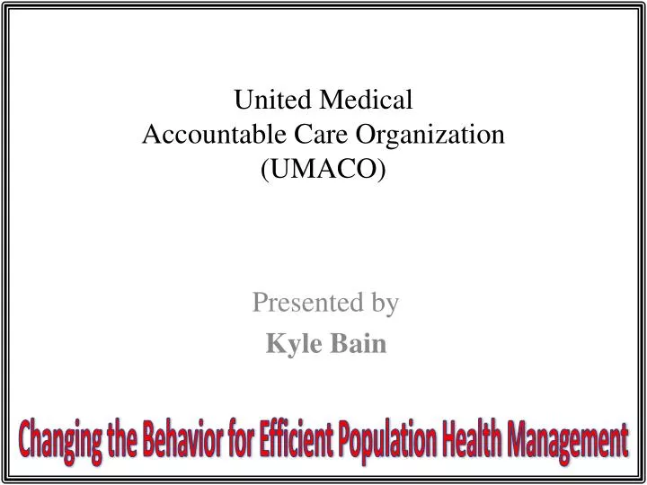 united medical accountable care organization umaco