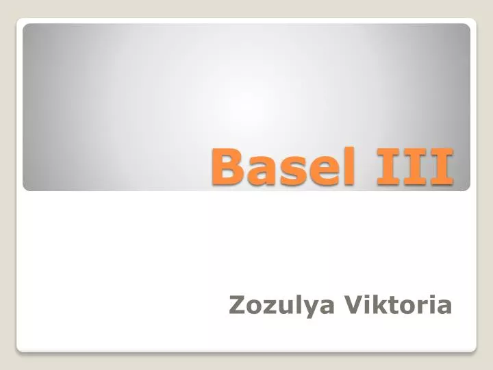 basel iii