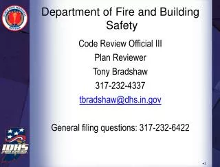Department of Fire and Building Safety