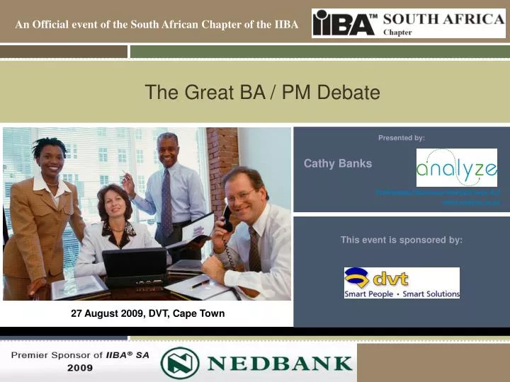 the great ba pm debate