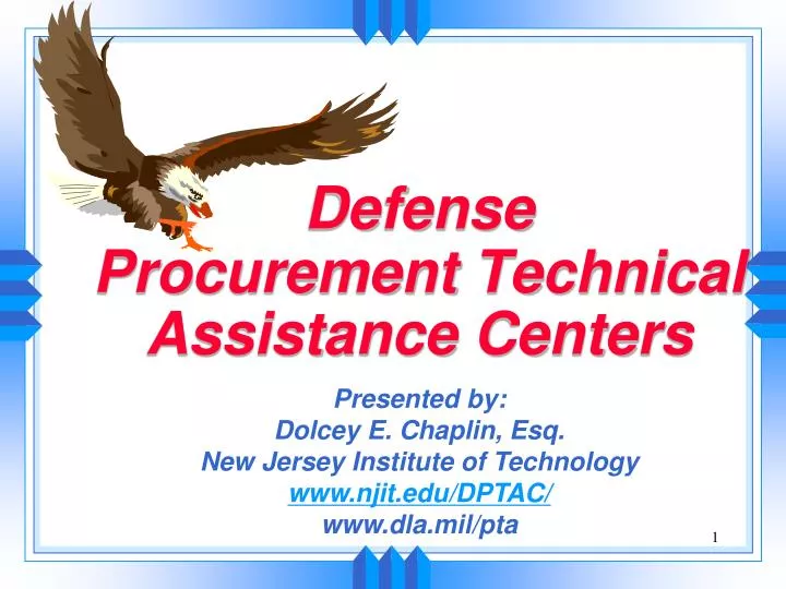 defense procurement technical assistance centers