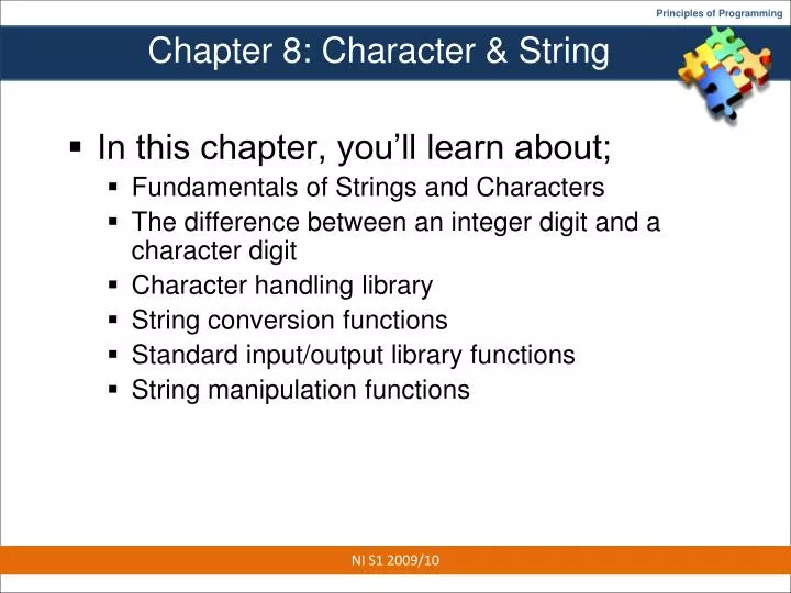 chapter 8 character string