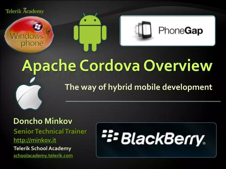 apache cordova overview