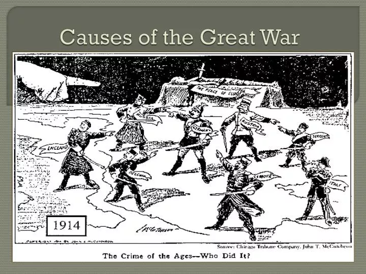 causes of the great war