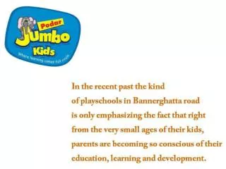 Play Schools at Bannerghatta Road, Bangalore