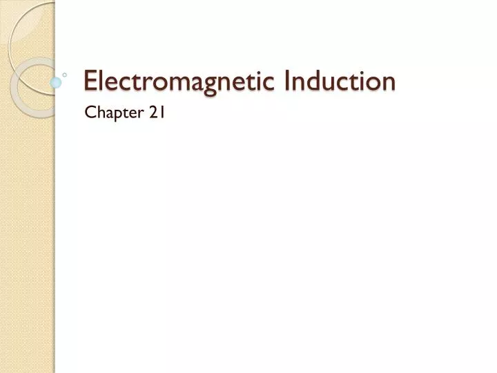 Ppt Electromagnetic Induction Powerpoint Presentation Free Download