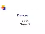 Pressure - slide 1