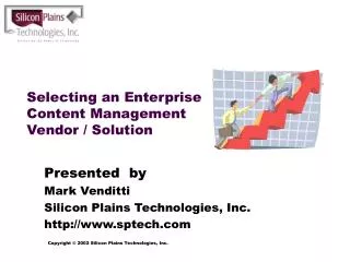 Selecting an Enterprise Content Management Vendor / Solution