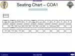 Seating Chart – COA1 - slide 1