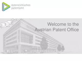 Welcome to the Austrian Patent Office