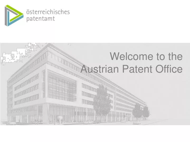 welcome to the austrian patent office