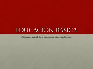 educaci n b sica