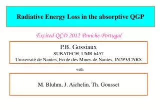 Radiative Energy Loss in the absorptive QGP