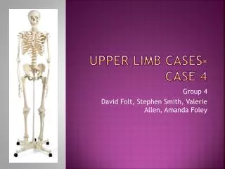 Upper Limb Cases- Case 4