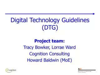 Digital Technology Guidelines (DTG)