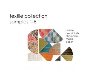 textile collection samples 1-5