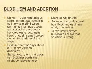 Buddhism and abortion