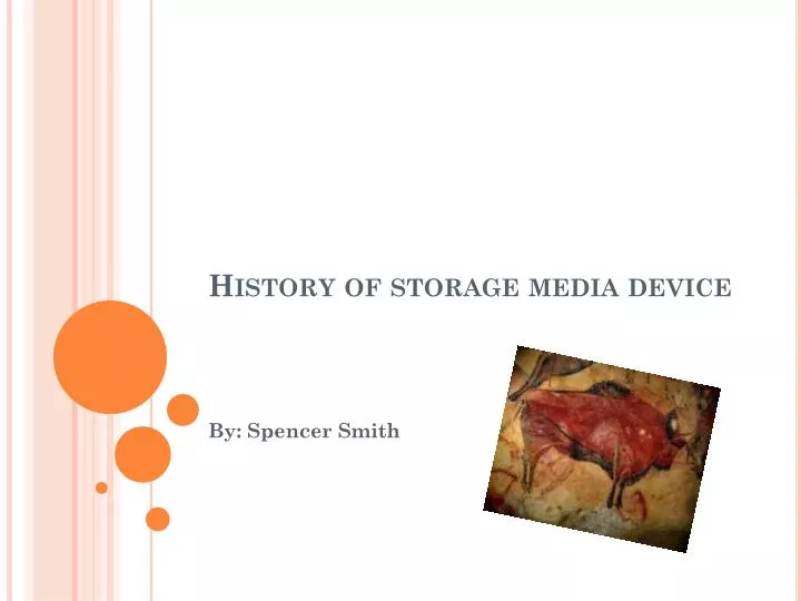 history of storage media device