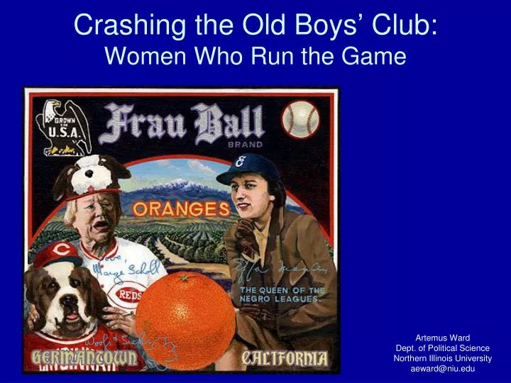 crashing the old boys club women who run the game