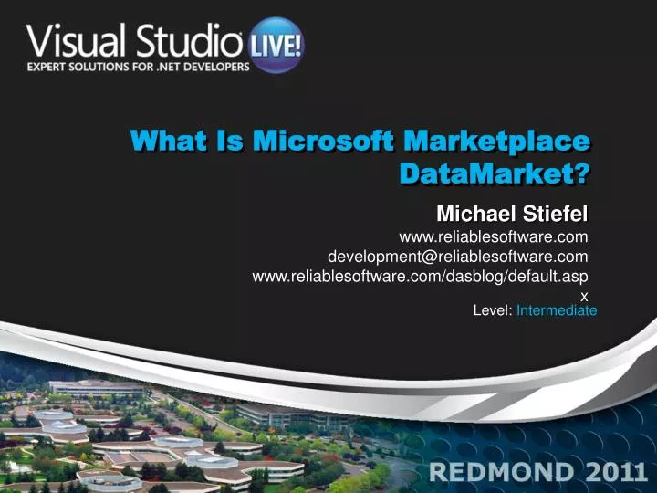what is microsoft marketplace datamarket