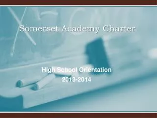 Somerset Academy Charter