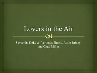 Lovers in the Air
