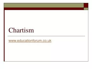 Chartism