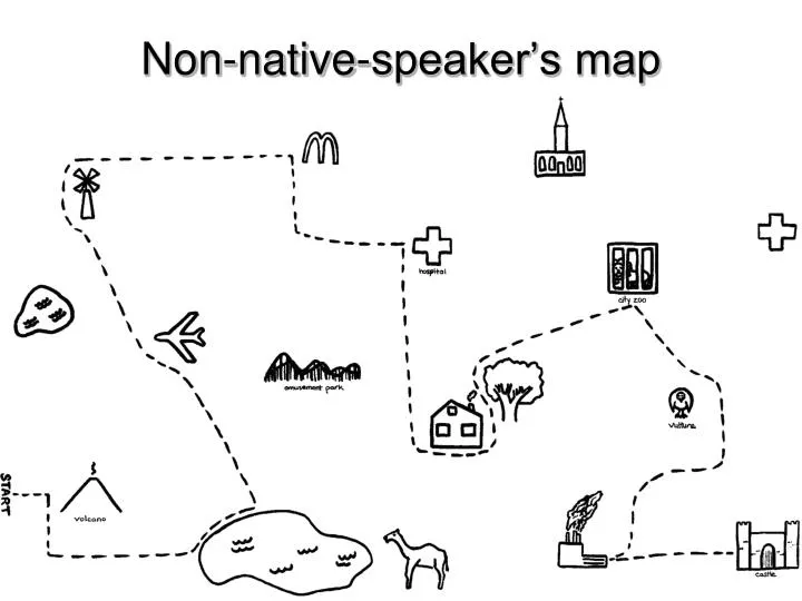 non native speaker s map