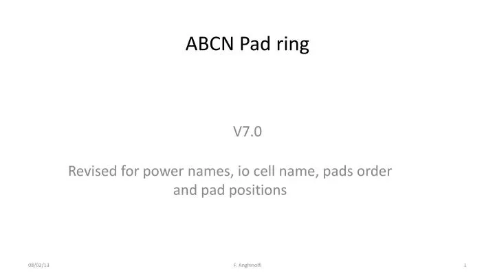 abcn pad ring