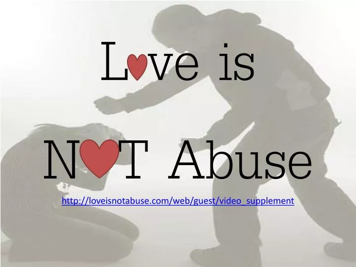 l ve is n t abuse