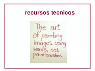 recursos t cnicos