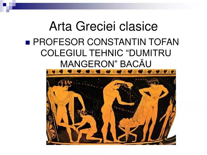 arta greciei clasice