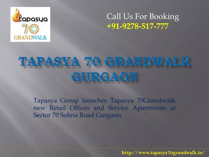 tapasya 70 grandwalk gurgaon