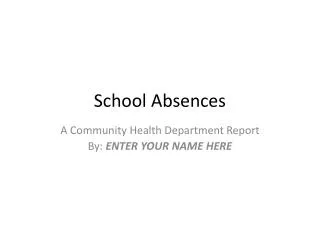 School Absences