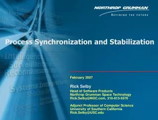 Process Synchronization and Stabilization