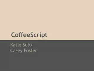 CoffeeScript