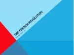 The French Revolution - slide 1