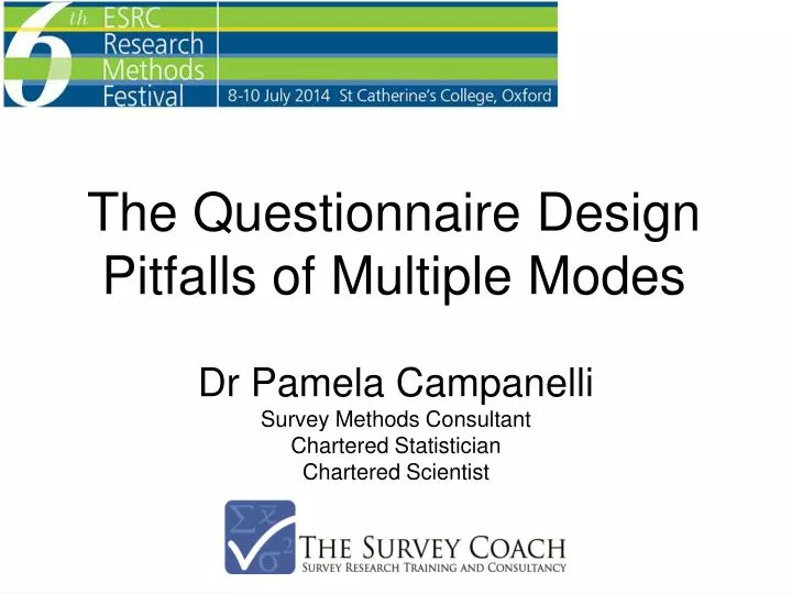 dr pamela campanelli survey methods consultant chartered statistician chartered scientist