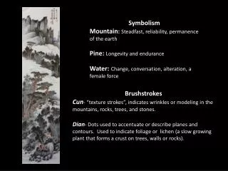 Symbolism Mountain : Steadfast, reliability, permanence of the earth