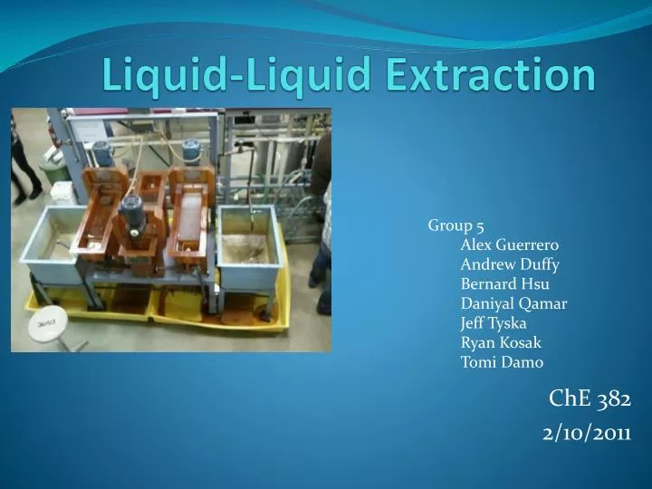 liquid liquid extraction