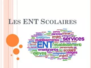 les ent scolaires