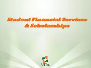 Student Financial Services &amp; Scholarships