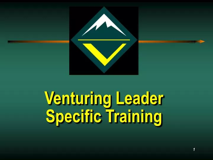 venturing leader specific training