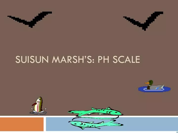 suisun marsh s ph scale