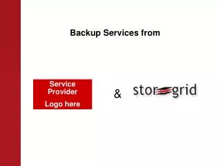 Backup Services from