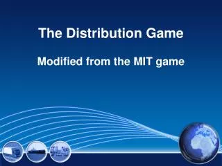 The Distribution Game