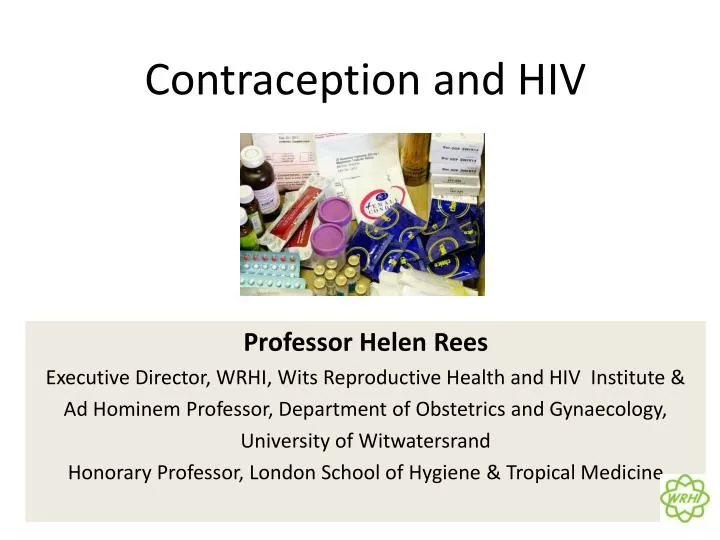 contraception and hiv